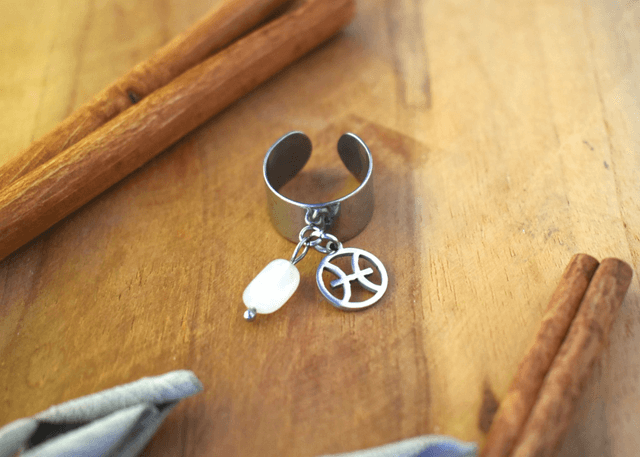 Bague Astro Poissons – Rêve et Intuition