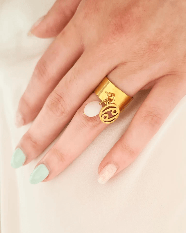Bague Astro Cancer – Sensibilité & Protection