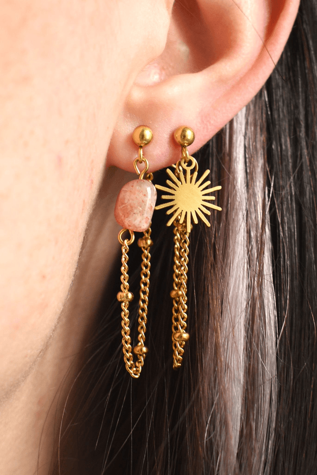 Boucles d'oreilles Constellation du lion