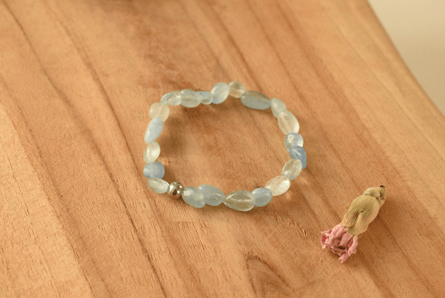 Bracelet Astéria Aigue-marine - Communication