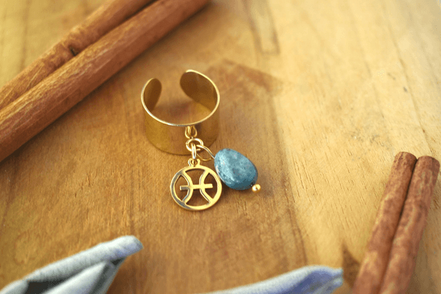 Bague Astro Poissons – Rêve et Intuition