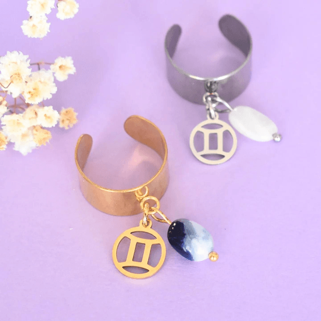 Bague Astro Gémeaux – Communication &amp; Adaptabilité