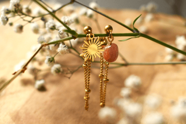 Boucles d&#039;oreilles Constellation du lion